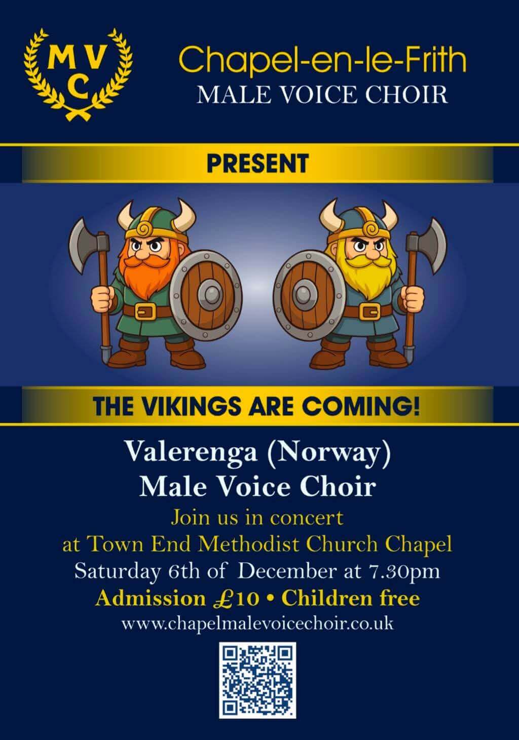 poster for upcoming choir concert